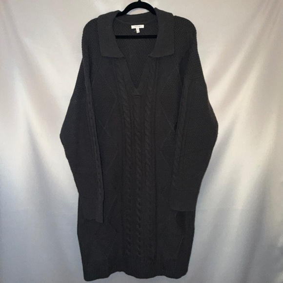 Maurice's Plus Size Johnny Collar Sweater Dress - Picture 1 of 5